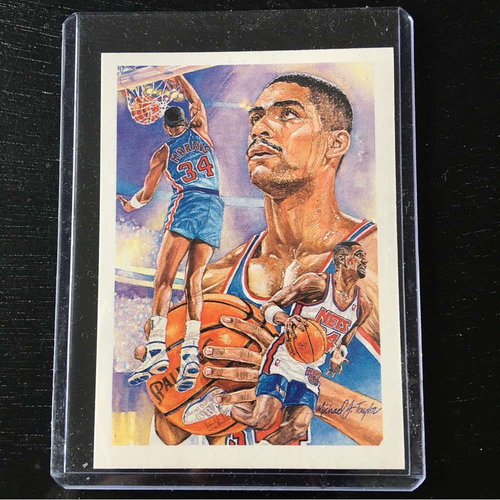 NBA HOOPS #371 CHRIS MORRIS  CARD (1990) MINT